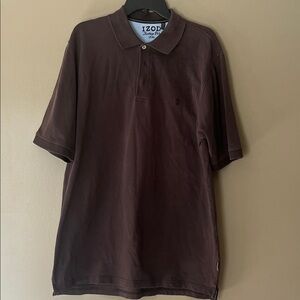 IZOD Men's Dark Brown Polo Shirt